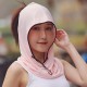 Women Sunscreen Scarf Ice Silk Hat Cover Face UV Protection Outdoor Cycling Travel Wild Sunshade Cap