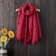 Women Tassel Cotton Chinses Style Fashion Scarf Warm Outdoor Causal Long Square Scarves