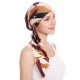 Women Vintage Muslim Floral Bandaged Turban Hat Bohemia Ponytail Headscarf