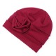 Women Vintage Muslim Floral Headband Beanie Cap Casual Headgear Chemotherapy Turban Hat