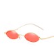 Women Vintage Oval Fashion Sunglasses UV400 Metal Frame Sunglasses Outdoor Travel Beach Sunglasses