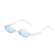 Women Vintage Oval Fashion Sunglasses UV400 Metal Frame Sunglasses Outdoor Travel Beach Sunglasses