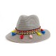 Women Wild Vogue Jazz Cap Outdoor Casual UV Protection Beach Gardening Straw Hat