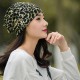 Women Winter Beanie Hat Cap Leopard Outdoor Dual Use Scarf and Hat