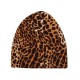 Women Winter Beanie Hat Cap Leopard Outdoor Dual Use Scarf and Hat