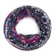 Women Winter Bohemian Style Multi-Purpose Beanie Scarf Slouchy Print Skullcap