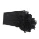 Women Winter Chiffon Muslin Flower Turban Good Elastic Decorative Hair Band Headband