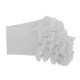 Women Winter Chiffon Muslin Flower Turban Good Elastic Decorative Hair Band Headband