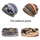 Women Winter Cotton Multi-purpose Flower Printing Beanie Cap Neck Gaiter Warm Face Shield Hats