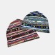 Women Winter Cotton Multi-purpose Flower Printing Casual Beanie Cap Neck Headgear