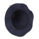 Women Winter Elegant Wool Bucket Hat Bow Tie Wide Brim Solid Floppy Hat