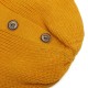 Women Winter Warm Button Ski Knit Beanie Hat Thicken Windproof Earmuffs Skull Cap