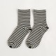 Women Winter Warm Cotton Striped Tube Socks Outdoor Deodorization Durable Ankle Sock