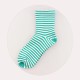 Women Winter Warm Cotton Striped Tube Socks Outdoor Deodorization Durable Ankle Sock