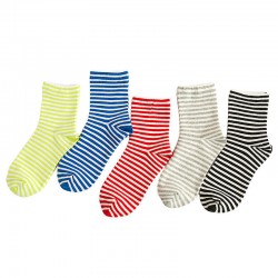 Women Winter Warm Cotton Striped Tube Socks Outdoor Deodorization Durable Ankle Sock