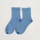 Women Winter Warm Cotton Striped Tube Socks Outdoor Deodorization Durable Ankle Sock