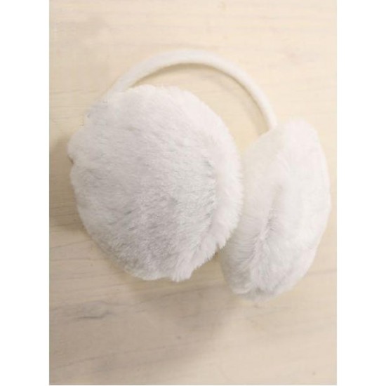 Women Winter Warm Ear Protector Fur Solid Color Ear Muffs