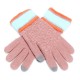 Women Winter Warm Full-finger Gloves Knitted Thicken Outdoor Sport Mittens