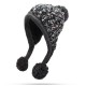 Women Winter Warm Fur Ball Knitting Beanie Cap Thick Bucket Hat