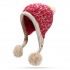 Women Winter Warm Fur Ball Knitting Beanie Cap Thick Bucket Hat