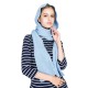 Women Winter Warm Knitted Hooded Scarf Casual Soft Crochet Shawl Conjoined Cap