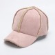 Women Winter Warm Suede Baseball Cap Outdoor Adjustable Hats Sports Cap