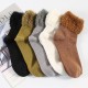 Women Winter Warm Thick Cotton Tube Socks Indoor Floor Socks