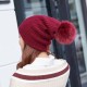 Women Winter Windproof Knit Hat Scarf Set Outdoor Thicken Ski Earmuffs Beanie Cap