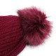 Women Winter Windproof Knit Hat Scarf Set Outdoor Thicken Ski Earmuffs Beanie Cap