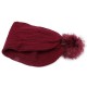 Women Winter Windproof Knit Hat Scarf Set Outdoor Thicken Ski Earmuffs Beanie Cap