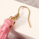 Women's  Bohemian Tassel Earrings Hand-made Three Layers Different Color Ear Drop Unique Gift