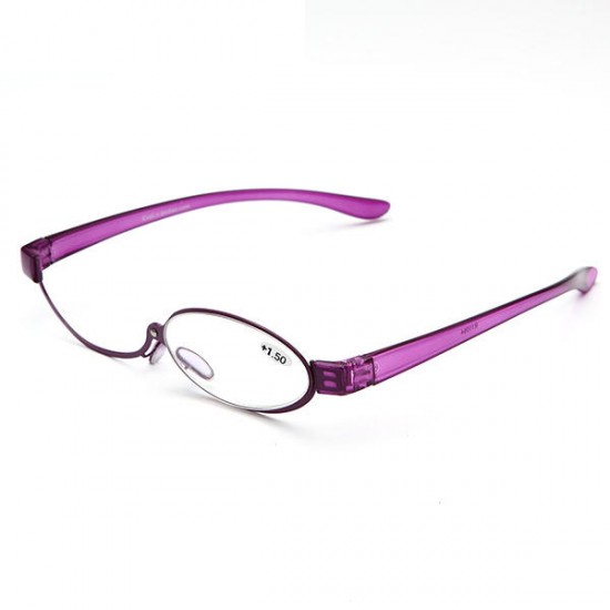 Womens 180 Rotatable Magnify Glasses Makeup Adjustable Reading Glasses