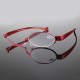 Womens 180 Rotatable Magnify Glasses Makeup Adjustable Reading Glasses