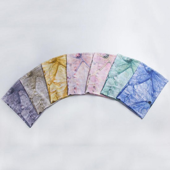 Women's Chiness Watercolor Printting Scarf Lightweight Breathable Linen Spring Summer Shawl