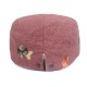 Women's Cotton Embroidered Beret Caps Cool Outdoor Visor Newsboy Hunting Hat