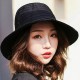 Women's Cotton Foldable Bucket Cap Vogue Sunshade Beach Visor Fisherman Hat