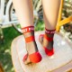 Women's Crystal Glass Silk Breathable Socks Casual Thin Elastic Ankle Socks