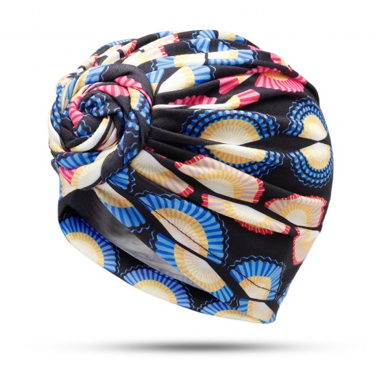 Women's Ethnic Forehead Circle Knot Headscarf Fashion Turban Cap