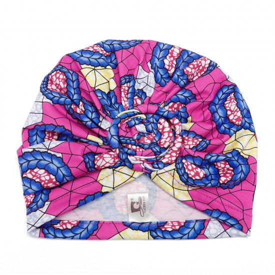 Women's Ethnic Forehead Circle Knot Headscarf Fashion Turban Cap