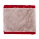 Women's Ethnic Red Peony Embroidery Hair Band Cap Scarf Warm Knitted Ponytail Headband Hat