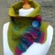 Women's Green Vintage Plain Scarves & Shawl