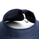 Womens Lady Foldable Bowknot Empty Top Wide Brim Beach Sun Straw Hat Outdoor Gardening Summer Cap