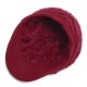 Womens Leisure Winter Knit Hat Plus Velvet Beret Hat Outdoor Thicken Warm Caps