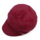 Womens Leisure Winter Knit Hat Plus Velvet Beret Hat Outdoor Thicken Warm Caps