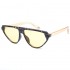 Womens Leopard Triangle Small Frame Sunglasses Outdoor UV 400 Eyewear