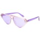 Womens Leopard Triangle Small Frame Sunglasses Outdoor UV 400 Eyewear