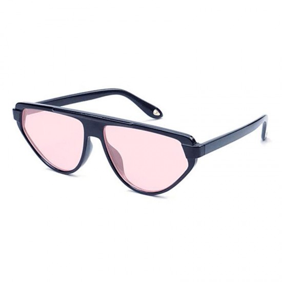 Womens Leopard Triangle Small Frame Sunglasses Outdoor UV 400 Eyewear