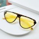 Womens Leopard Triangle Small Frame Sunglasses Outdoor UV 400 Eyewear