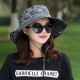 Womens Summer Camouflage Bucket Hat Sun Protection Gardening Fishing Cap