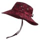 Womens Summer Camouflage Bucket Hat Sun Protection Gardening Fishing Cap